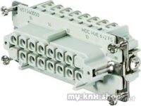 Weidmüller Steckergehäuse HDC HVE 6+2 FS