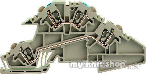 Weidmüller Verteilerklemme 5,1mm, 2,5qmm ZDL 2.5 S/N/L