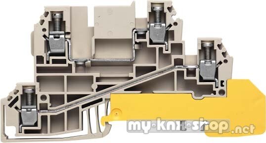 Weidmüller Verteilerklemme 91x6,1x49mm gn/ge WDL 2.5/L/L/PE