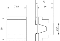 Theben HMG 6 T KNX Heizungsaktor (Grundmodul MIX2) 6-fach, KNX TP, Data Secure, Grundgerät MIX2