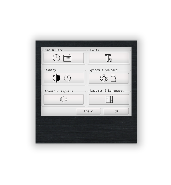 Arcus eds Touch IT-AC35 black geschliffen TFT 3,5" Color-Touch-Display, IR Sensor, Alu geschliffen black,
IP20 22413104