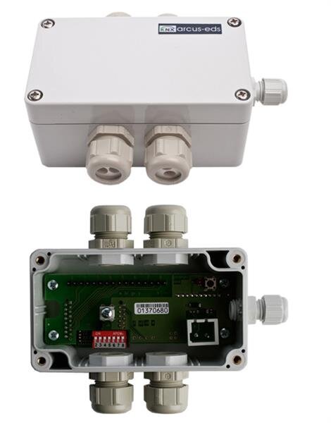 Arcus eds SK08-T8-PT1000 KNX S8-Meß- und Regeleinheit für den Anschluß von bis zu 8 externen Sensoren (PT1000), AP, IP54/65, Temperaturbereich: -30...+180°C  30801000