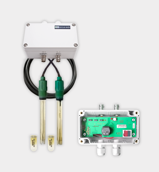 Arcus eds SK08-WAQ-MES KNX S8-Meßsystem zur Wasserqualität inkl. PH/REDOX Meßfühler, Anschlußmöglichkeit für externen Temperaturfühler 30802001