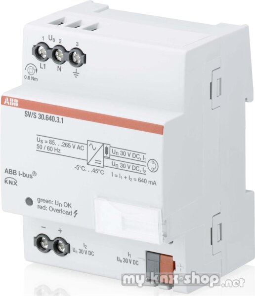 ABB SV/S 30.640.3.1 KNX Spannungsversorgung mit Drossel 640mA REG