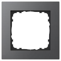 GVS Abdeckrahmen Aluminium 1-fach Anthrazit, passend...