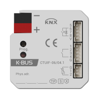 GVS KNX Tasterschnittstelle, 4-fach, mit NTC-Eingang, KNX...