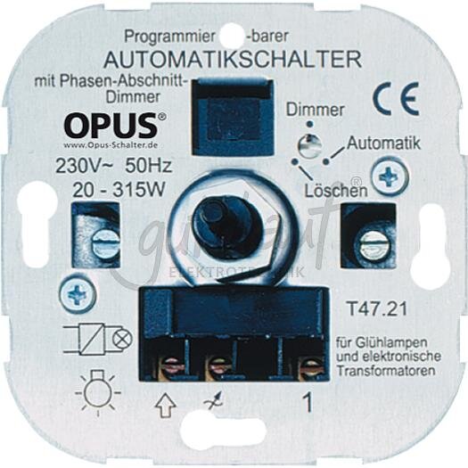 Tast-Memory-Schalter 230V 20-315VA, 50Hz, Schraubklemmen