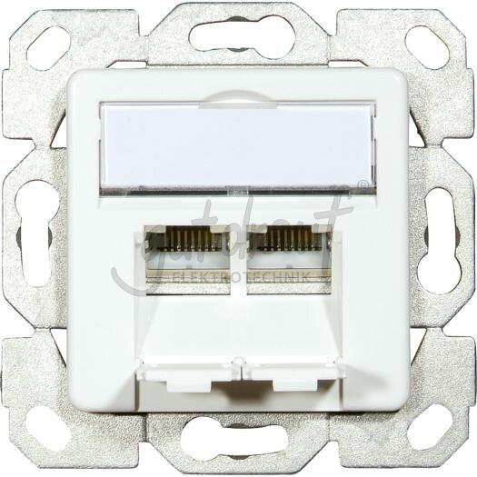 Datendose Cat 5, 2f., 50 pw