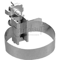 Erdungs-Bandschelle aus V2A für Rohr 1/8` bis 1,1/2`