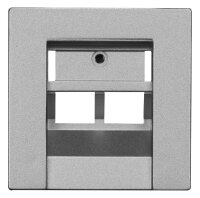 Mod./ISDN Abdeck., 2f., 55 AlusilberSeidenglanz