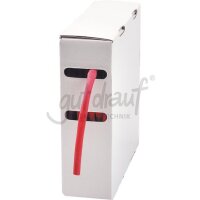 Schrumpfschlauch 4,8 mm rot, Länge 10m