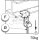 Trägerklemme f. Gewindestange 2-3mm,M6, 70kg BH4-E-1-2MZ