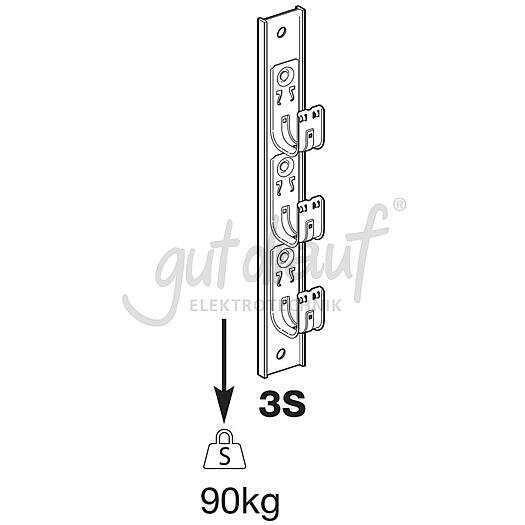 Wandhalter f.Kabel 33x50x375mm, 60kg BCH21-3S