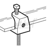 Trägerschraubklemme m. Gewinde bis 13mm, Gewinde M8,...