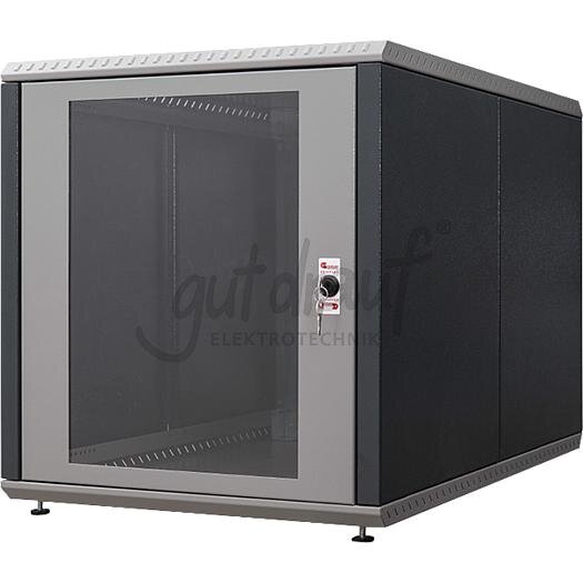 Serverschrank 19`, 24HE 1145 x 570 x 935nn (HxBxT) Farbe: RAL 7016 / RAL 7037