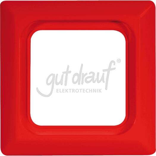 OPUS-KANTO Rahmen, 1-f., rot (ähnlich RAL 3020)