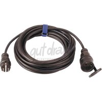 Verl.H07RN-F 3G1,5, 1,5m sw H07RN-F 3G1,5qmm schwarz,...