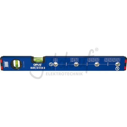 OPUS Elektriker-Wasserwaage blau, 43 cm, mit 4 Markier-