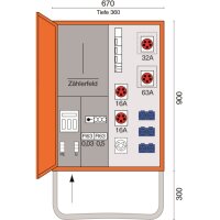 Anschluss-Endverteilerschrank "Stuttgart" 2...