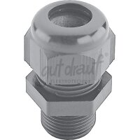 Kabelverschraubung, M16x1,5 Gewinde: lang(15mm), hellgrau