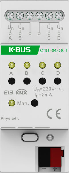 GVS KNX Binäreingang 4-fach - CTBI-04/00.1