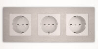 Tense KNX SOCKSFW3 Socket 3-fach Rahmen Stone Belgian White