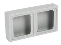 GePro 2-fach Gehäuse Aluminium für TAB8-Serie