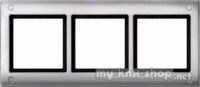 Merten 401360 AQUADESIGN-Rahmen mit Verschraubung, 3fach,...