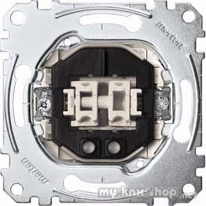 Merten MEG3165-0000 Doppeltaster-Eins. m. Orient.licht, 2 Schließer 1-pol., 10 A, AC 250 V, StK