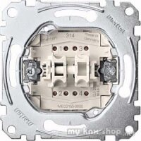 Merten MEG3155-0000 Doppeltaster-Einsatz, 2...