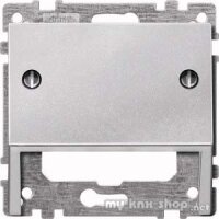 Merten 464660 Schrägauslass, aluminium, System M