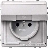 Merten MEG2312-7260 SCHUKO-Steckdose mit Klappd. und...