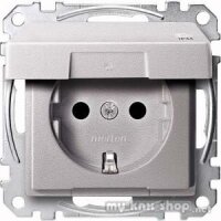 Merten MEG2414-0460 SCHUKO-Steckdose mit Klappd., IP44,...