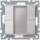 Merten 627660 KNX Taster 2fach plus, aluminium, System M