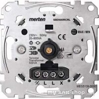 Merten MEG5139-0000 Universal-Drehdimmer-Einsatz, 20-600...