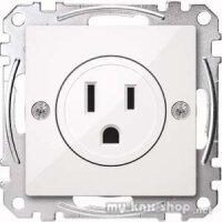 Merten MEG2151-0319 USA-Steckdosen-Einsatz, 15 A,...