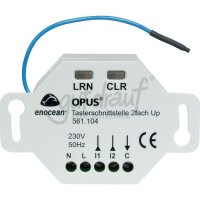 OPUS-greenNet Tasterschnitt- stelle, 2-fach, potentialfrei