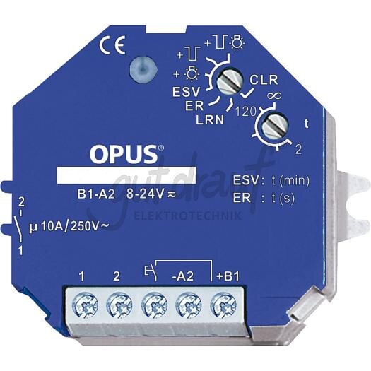 Opus gN-Aktor-UP, 8-24V, Stromstoß- Schaltrelais, potentialfrei