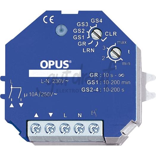 Opus gN-Aktor-UP, 230V, J/R/G Jalousie, Rollladen, Gruppen