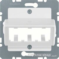 Berker 142709 Zentralplatte für 3 MINI-COM Module...