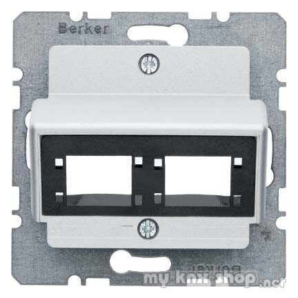 Berker 14721404 Zentralplatte für 1 oder 2 Einzelmodule Reichle&De-Massari Zentralplattensystem