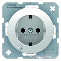 Berker 41102089 Steckdose SCHUKO mit Kontroll-LED R.1/R.3...