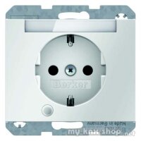 Berker 41107009 Steckdose SCHUKO mit Kontroll-LED und...