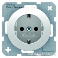 Berker 41232089 Steckdose SCHUKO R.1/R.3 polarweiß,...