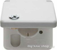 Berker 421209 Steckdose SCHUKO mit Abdeckplatte,...