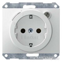 Berker 47087009 Steckdose SCHUKO mit FI-Schutzschalter...