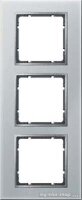 Berker 10136414 Glasrahmen 3fach B.7 alu