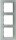Berker 10136909 Glasrahmen 3fach B.7 polarweiß
