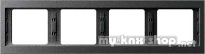 Berker 13837006 Rahmen 4fach waagerecht K.1 anthrazit, matt
