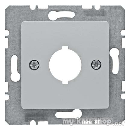 Berker 14317003 Zentralplatte für Melde- und Befehlsgerät Ø 18,8 mm Zentralplattensystem Alu